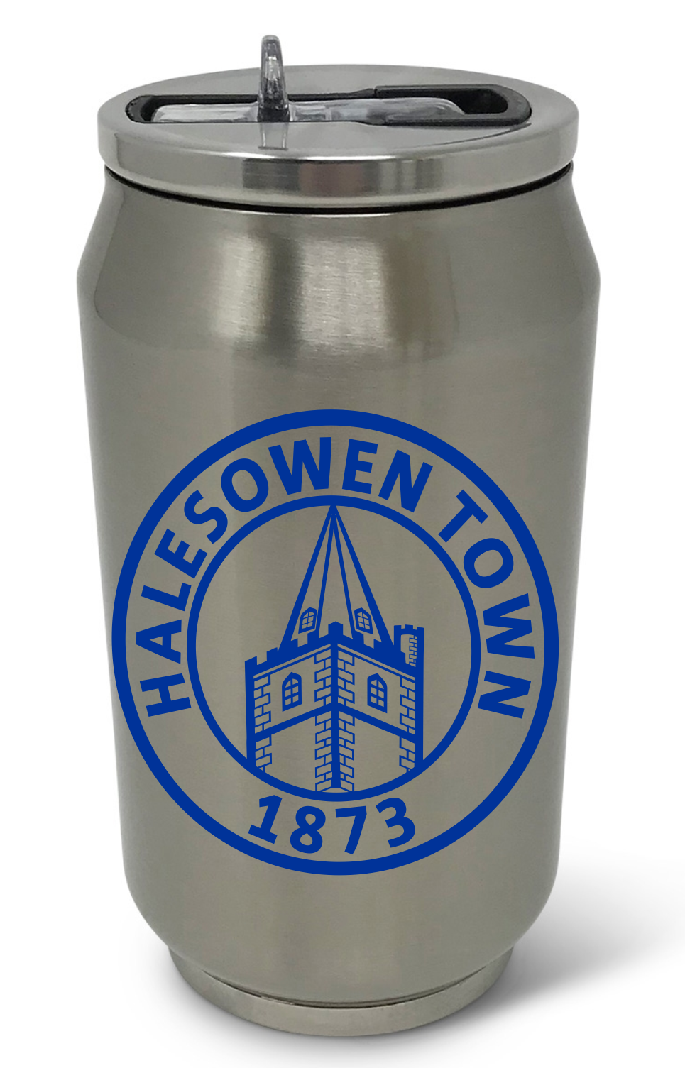 The cans feature a flip up straw in the lid making them easy use and to prevent spillages.