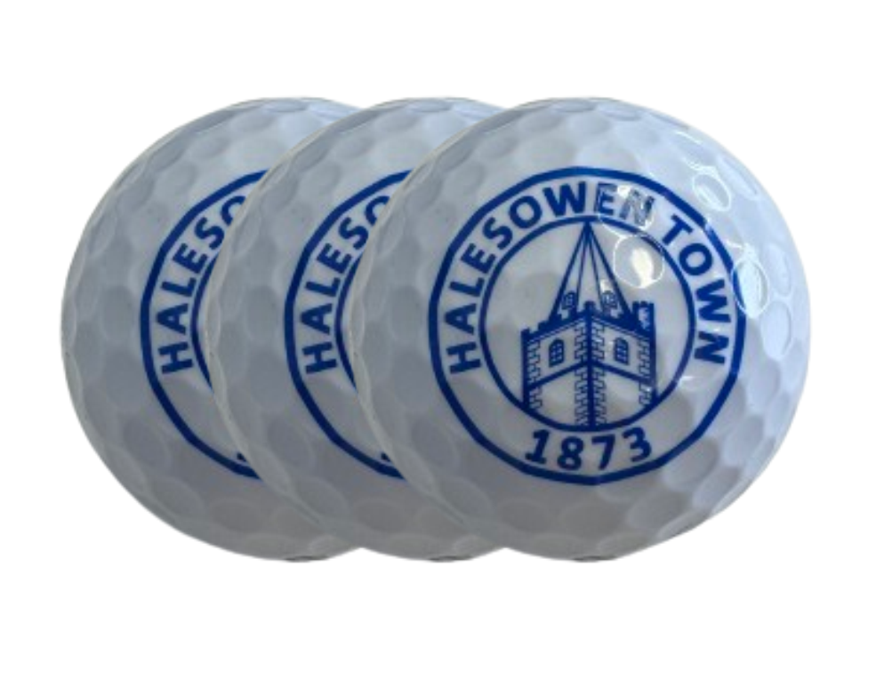 Wilson Duo Soft Golf Balls printed with yeltz logo