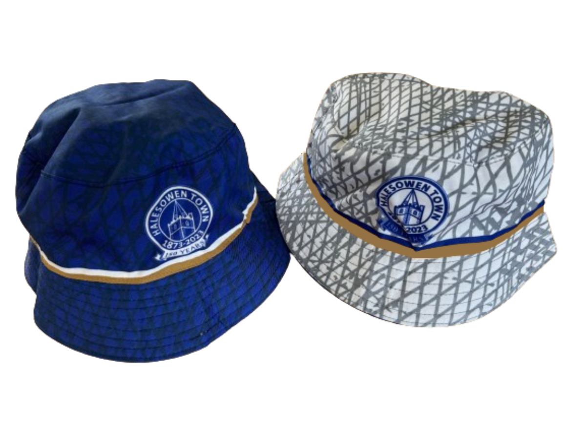 Cotton reversible bucket hat. Available in two sizes